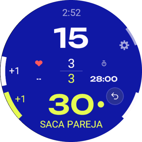 Reloj Garmin con el tema Azul